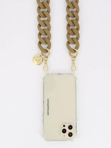 ALICE PHONE CHAIN MATTE BEIGE