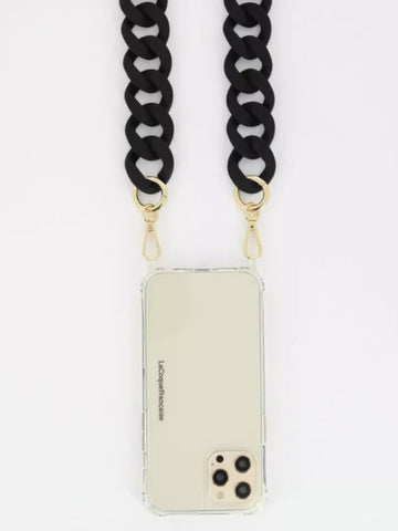 ALICE PHONE CHAIN MATTE BLACK