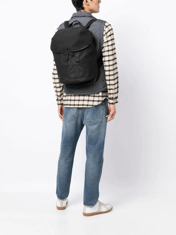 CANVAS LION BACKPACK BLACK