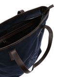 SAC SHOPPER EN TOILE LION BLEU MARINE 