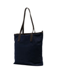 SAC SHOPPER EN TOILE LION BLEU MARINE 