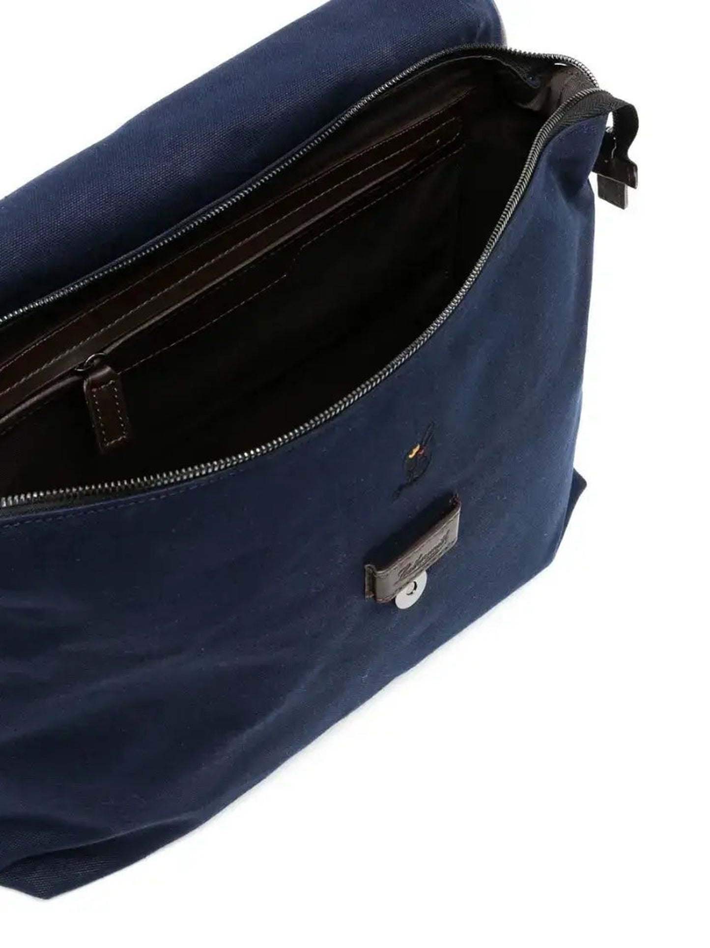 SAC MESSAGER EN TOILE BLEU MARINE 