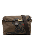 SAC MESSAGER EN TOILE LION KAKI 