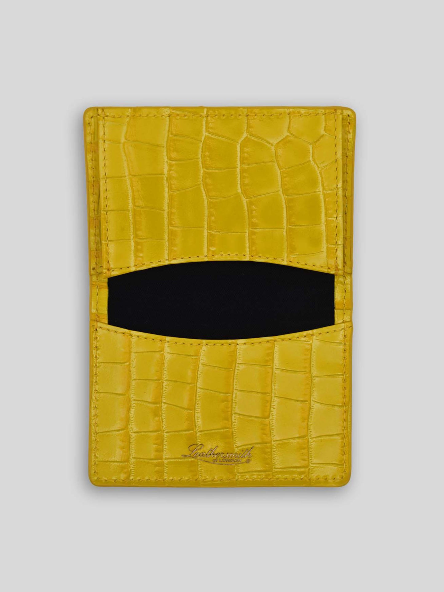 CARD HOLDER CROC YELLOW