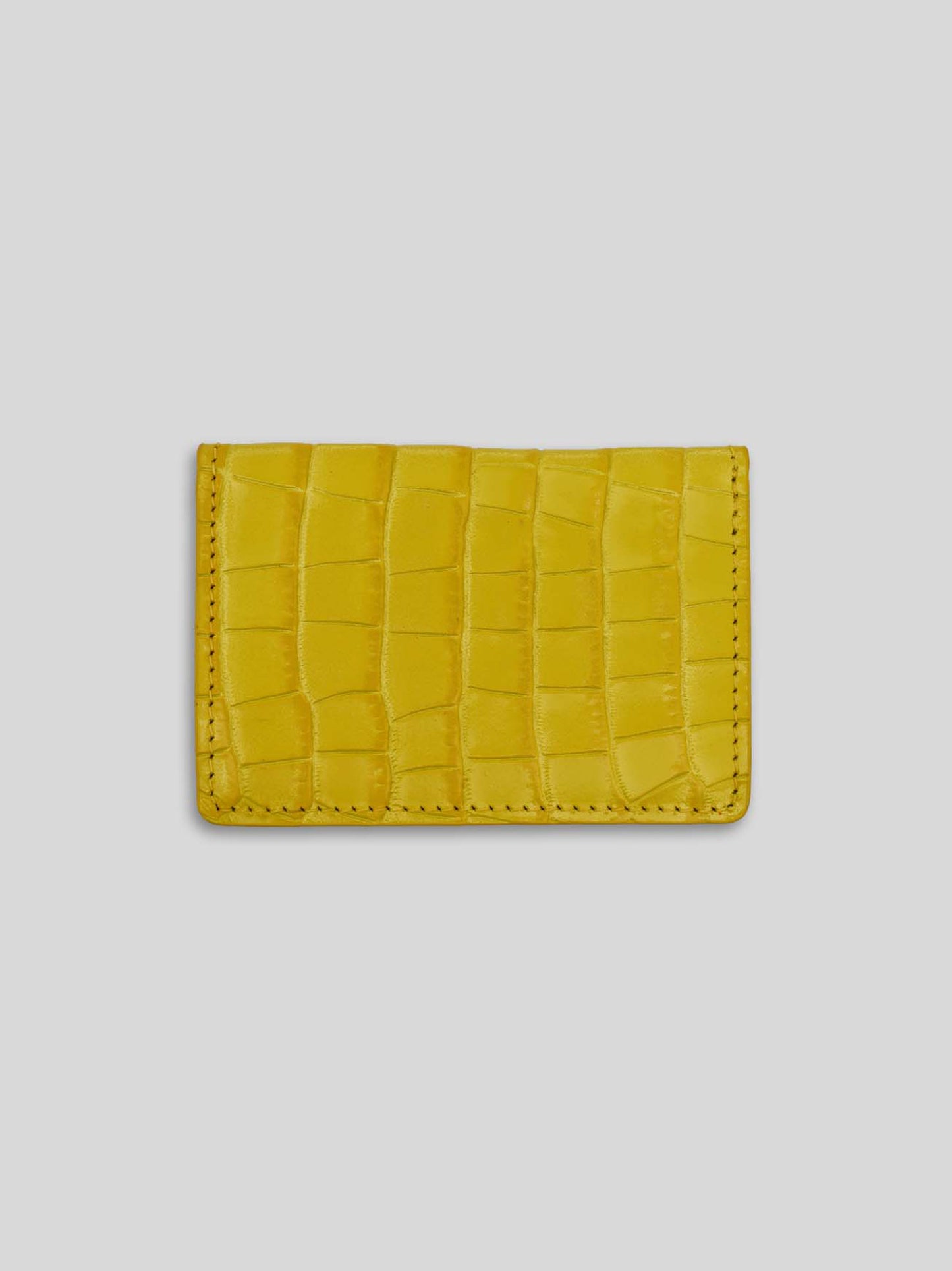 CARD HOLDER CROC YELLOW