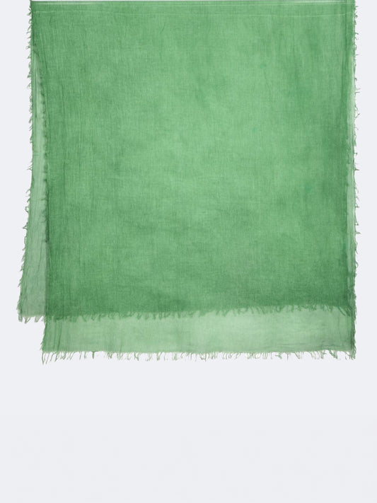 COTTON SCARF GREEN