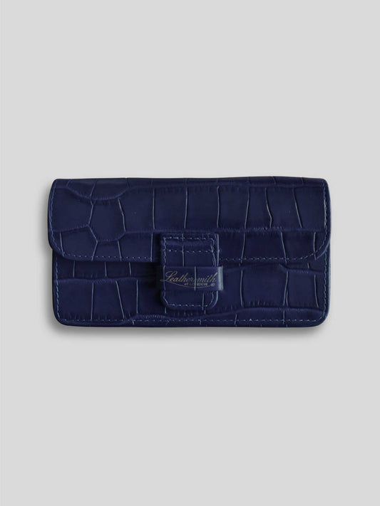 CROC GLASSES CASE BLUE INK