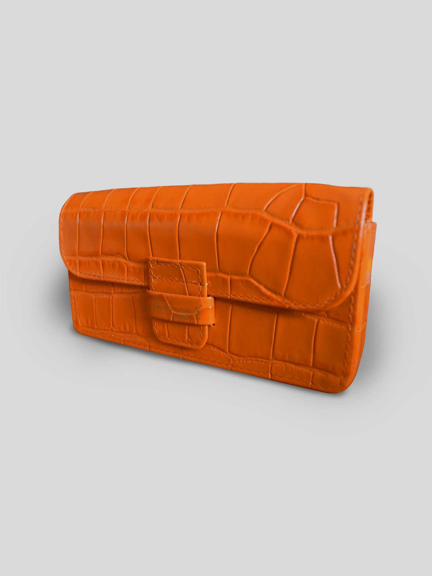 CROC GLASSES CASE TANGERINE ORANGE