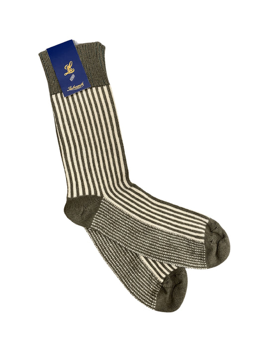 KENSINGTON RIBBED SOCKS WILD OAT/CAMOUFLAGE