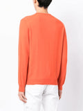 PULL COL V EN CACHEMIRE ORANGE 