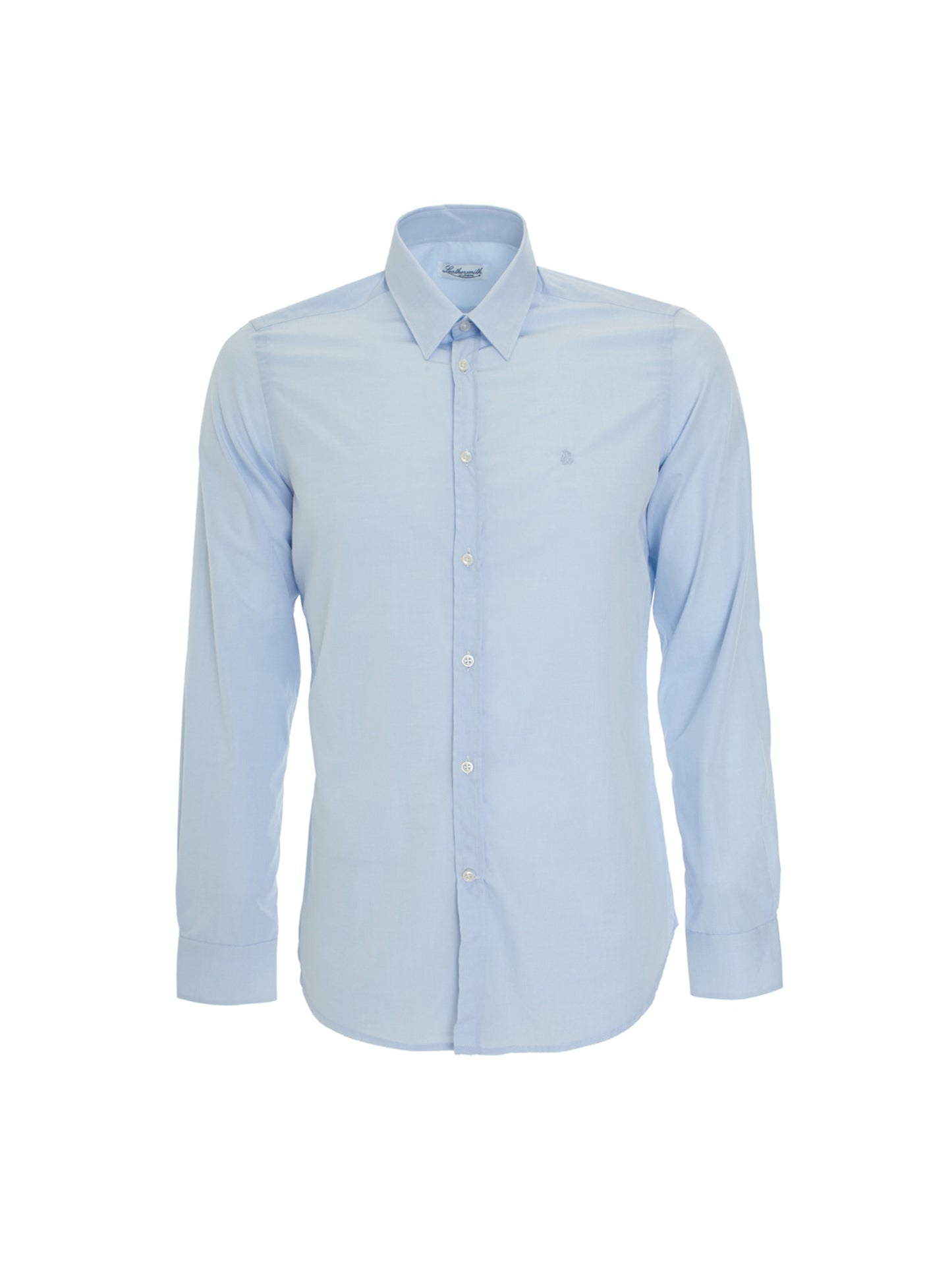 CHEMISE EN COTON BLEU CLAIR 