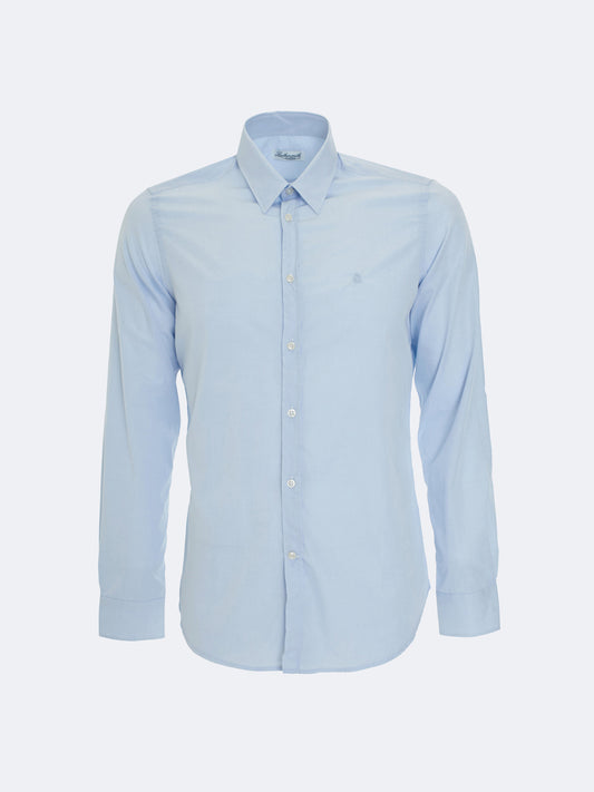 CHEMISE EN COTON BLEU CLAIR 