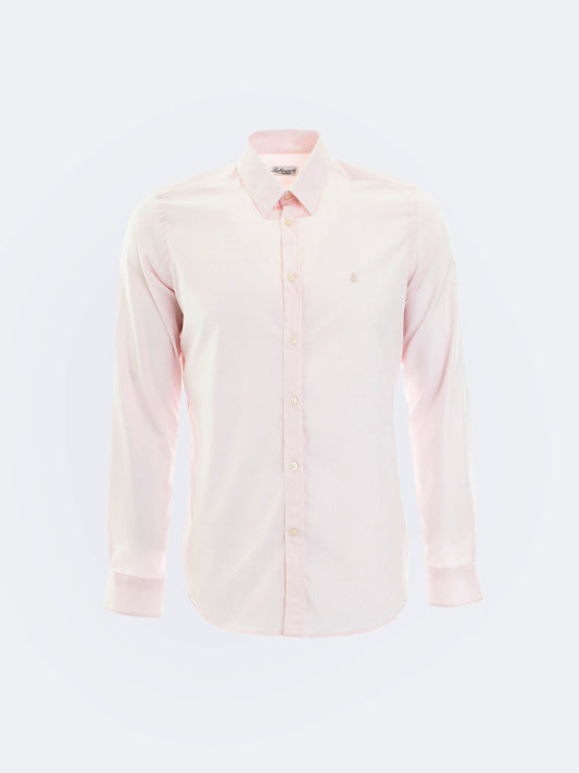 CHEMISE EN COTON ROSE PÂLE 