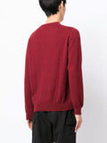 PULL COL V EN CACHEMIRE BORDEAUX 