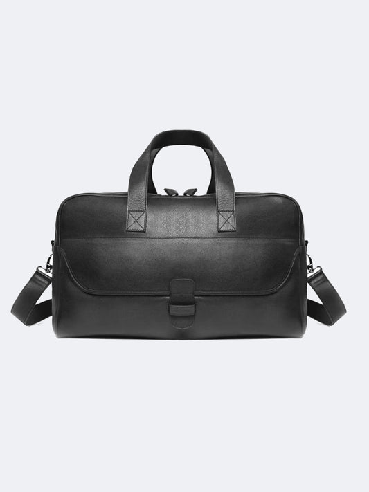 SAC WEEKENDER EN CUIR NOIR 