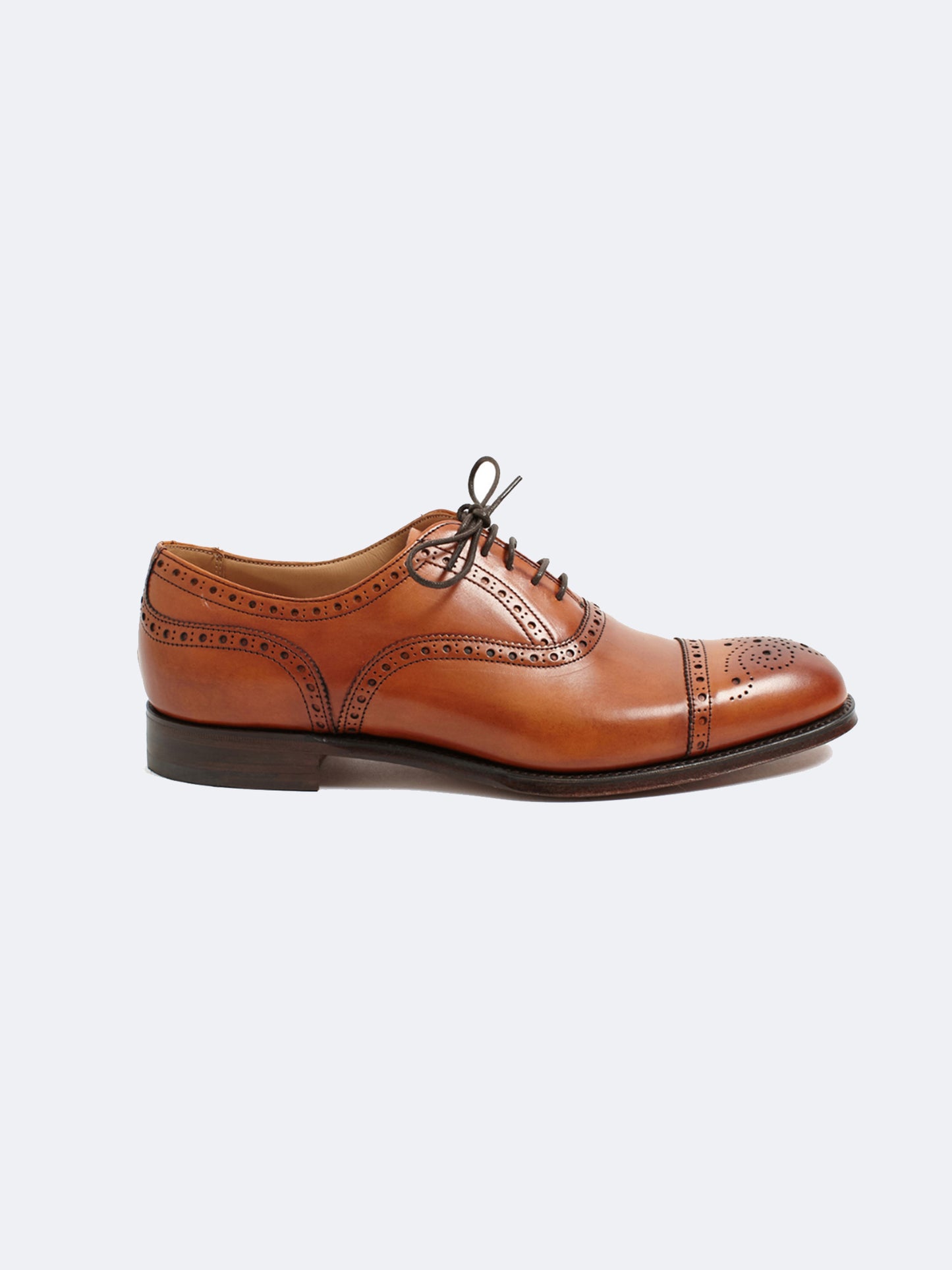 CHAUSSURES WILFRED BROGUE EN CUIR À FEUILLES FONCÉES