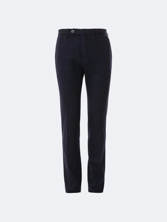 PANTALON EN LAINE MARINE 