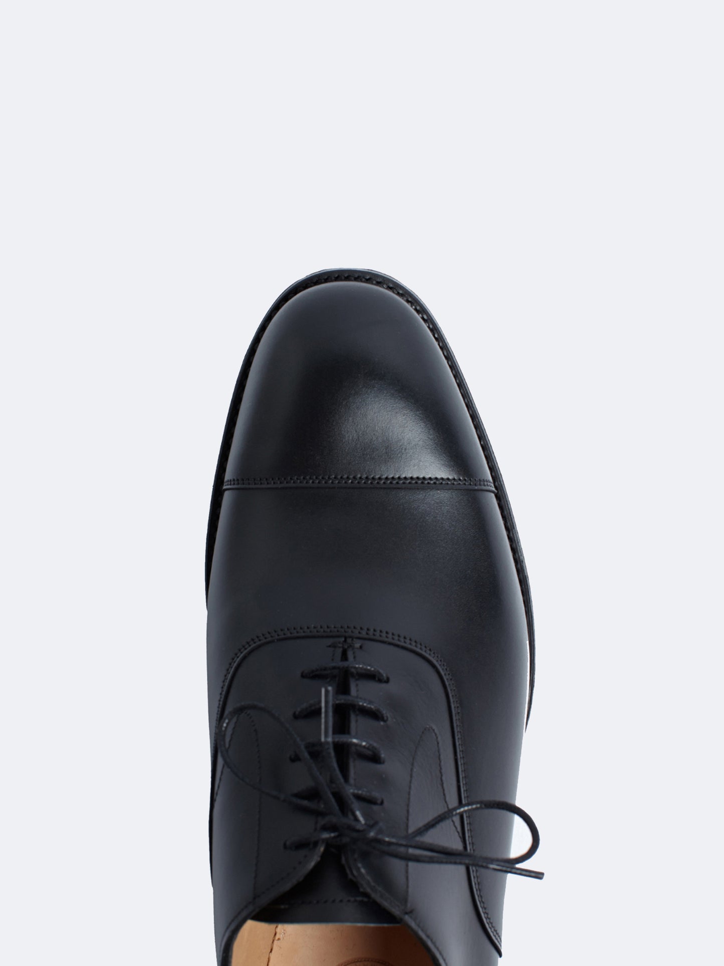 CHAUSSURE EN CUIR ALFRED OXFORD NOIRE 