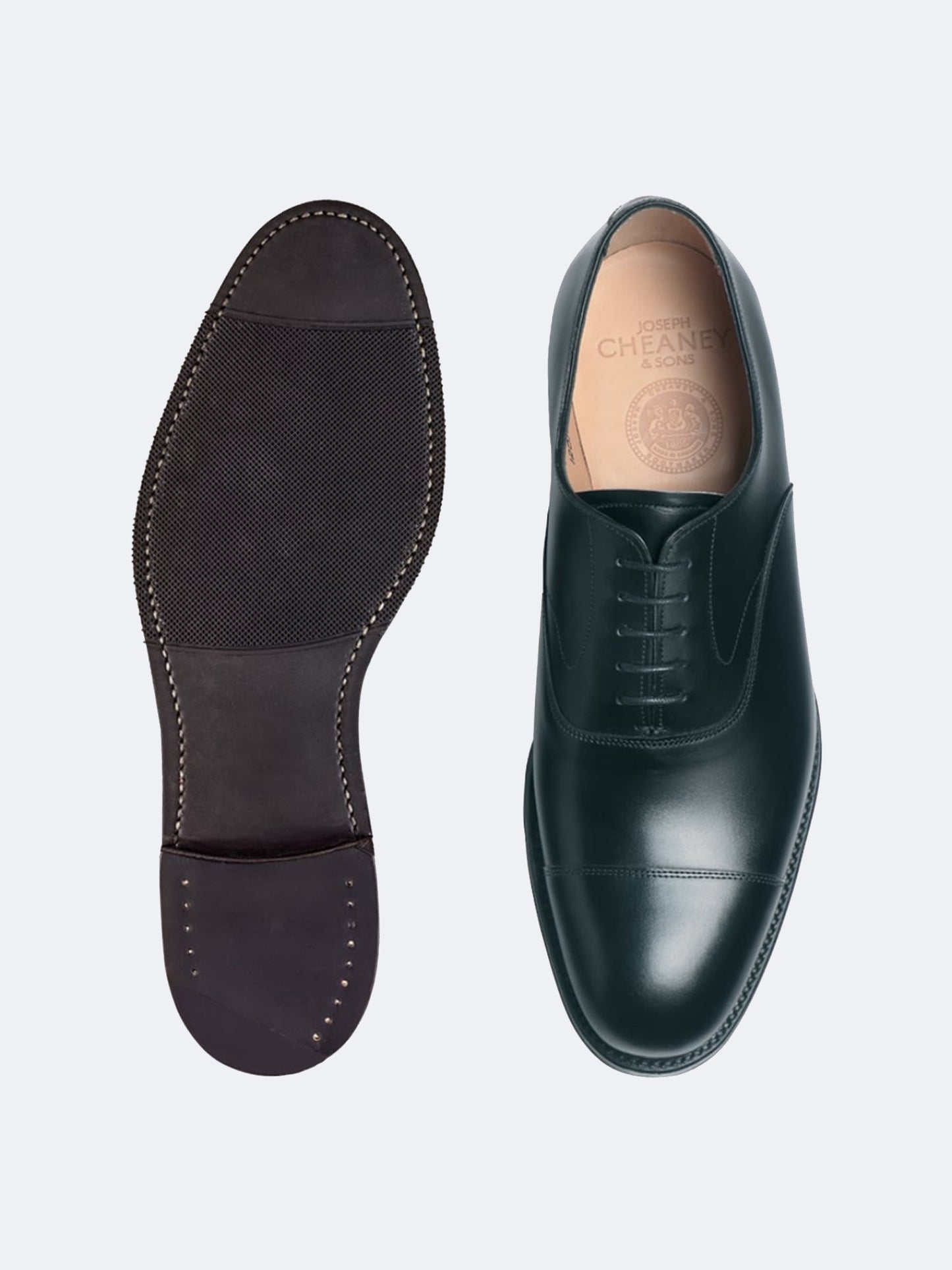 CHAUSSURE EN CUIR ALFRED OXFORD NOIRE 