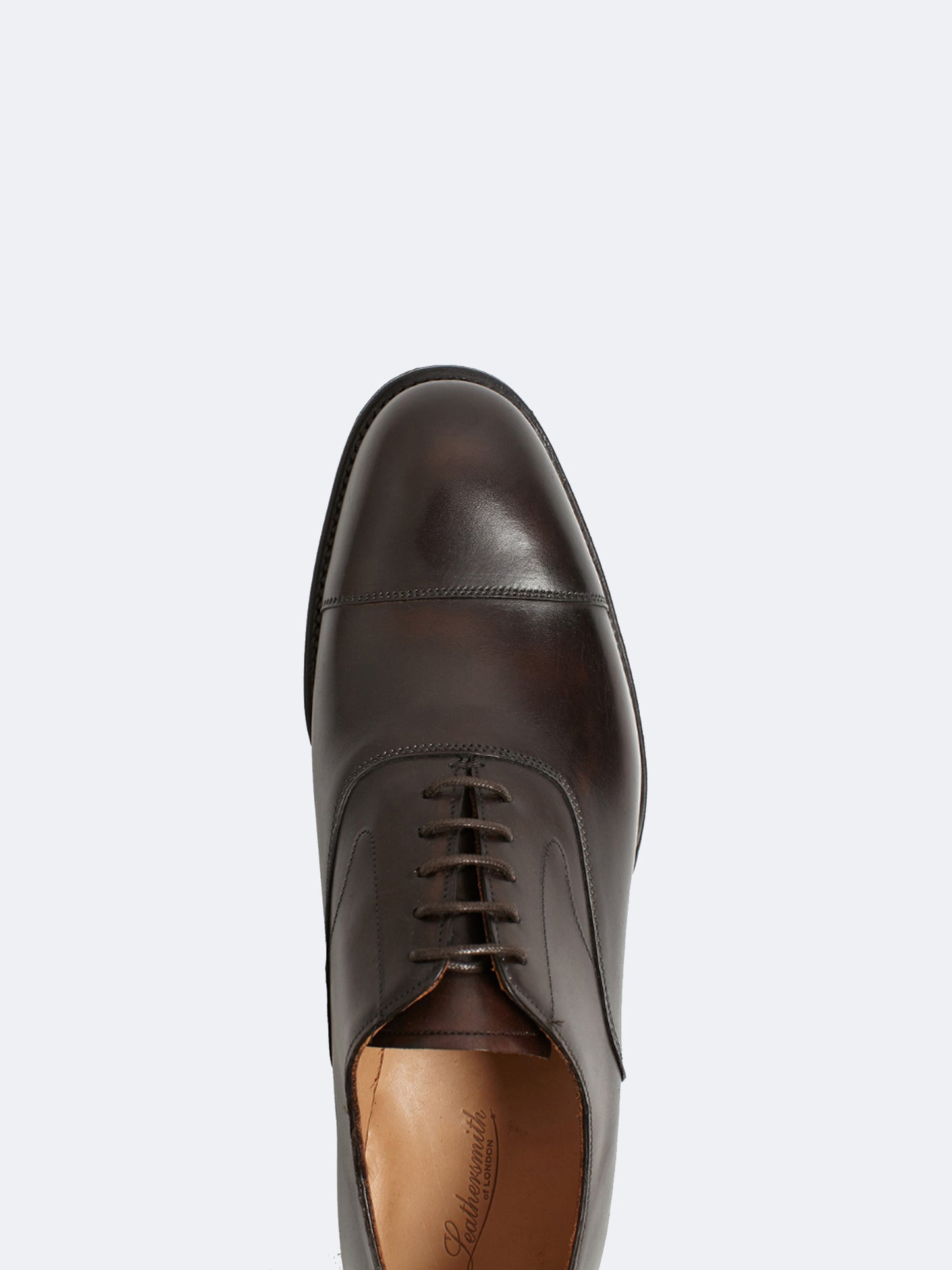 CHAUSSURE EN CUIR OXFORD ALFRED MARRON 