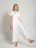 P349 WIDE LEG TROUSERS WHITE