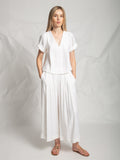 P349 WIDE LEG TROUSERS WHITE