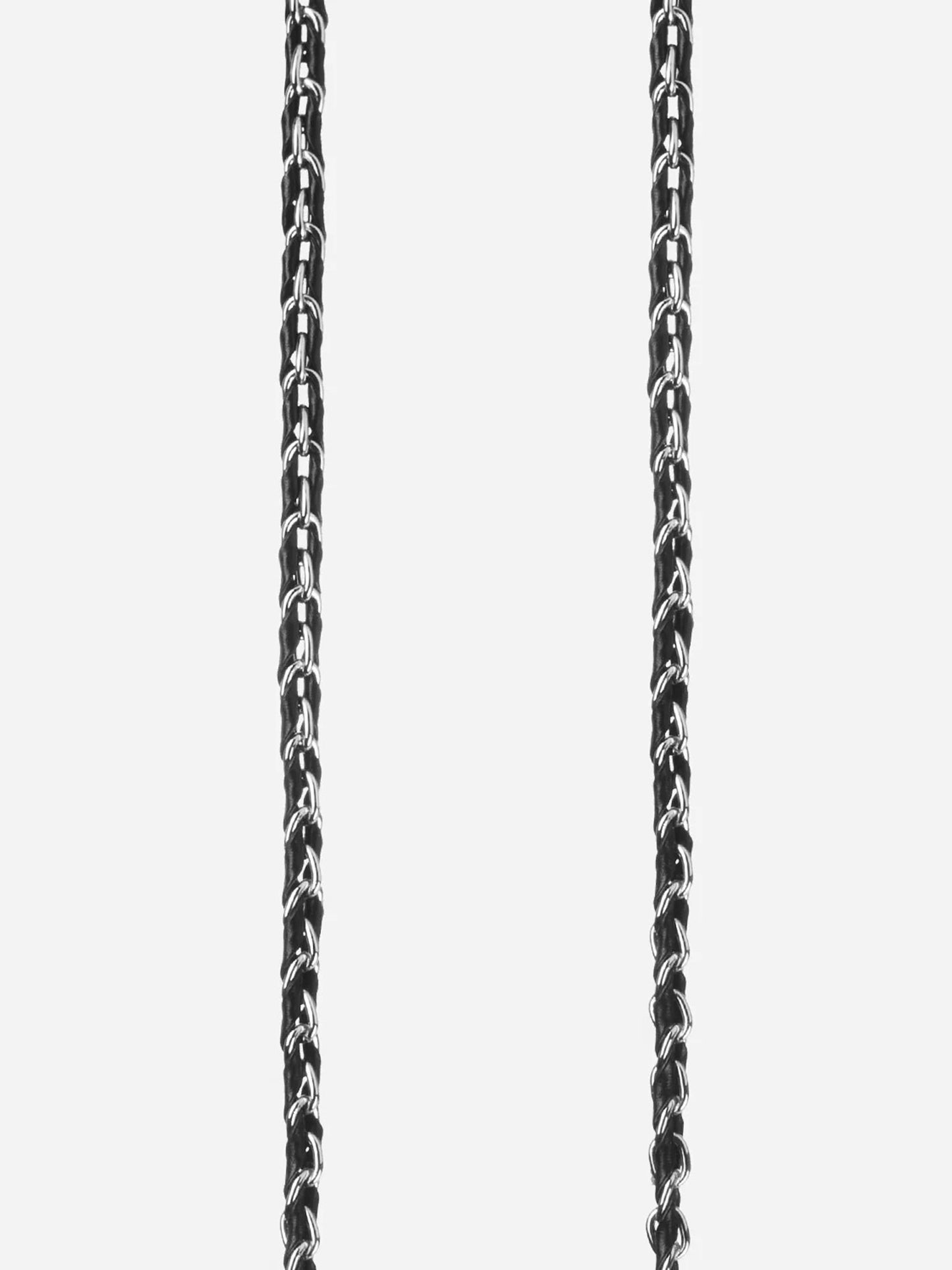 LOU PHONE CHAIN BLACK SILVER