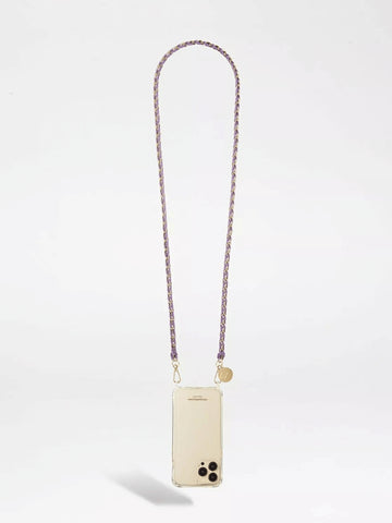 LOU PHONE CHAIN VIOLET GOLD