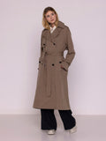 TRENCH-COAT OVERSIZE TAUPE