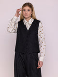 WOOL WAISTCOAT DARK GREY