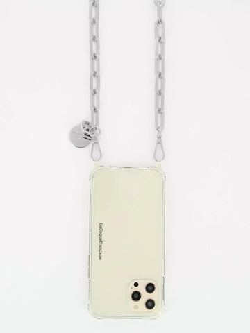 MIA PHONE CHAIN SILVER