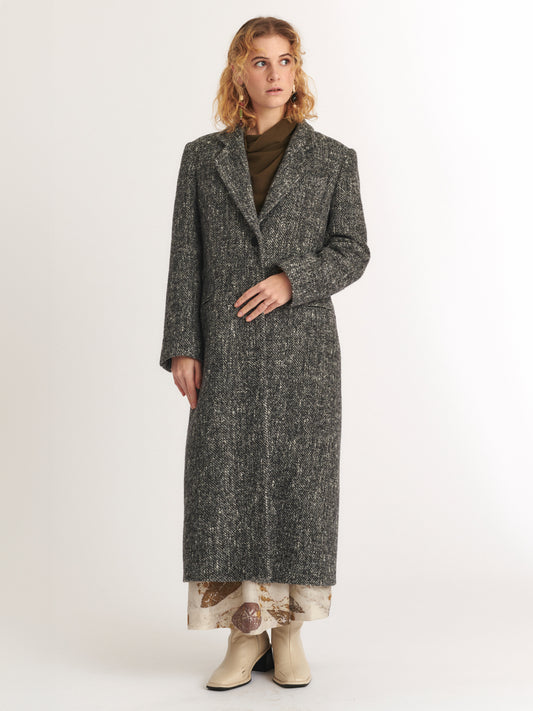 MARLENE WOOL COAT GREY