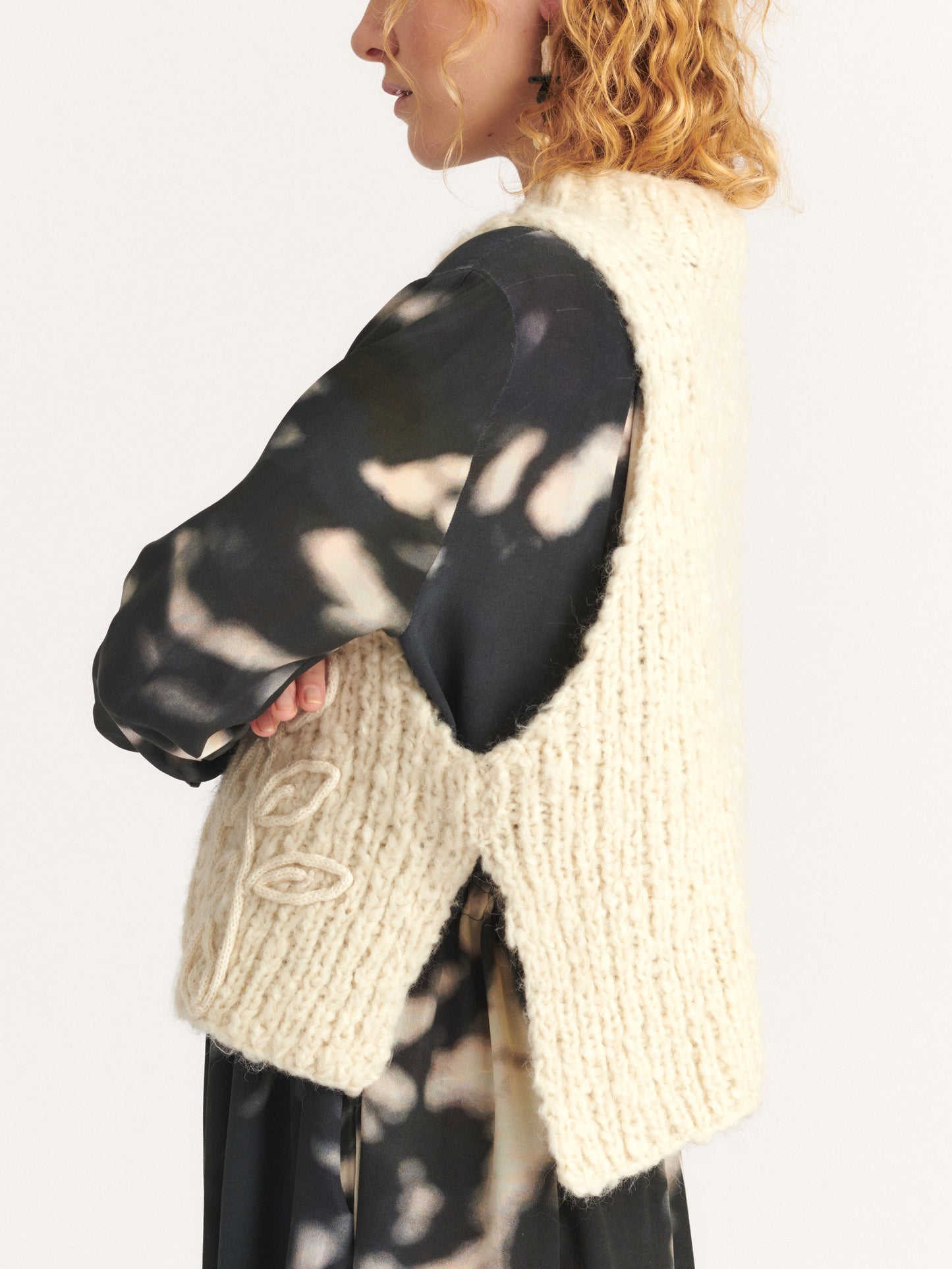 MAYA PULL KNIT OFF WHITE