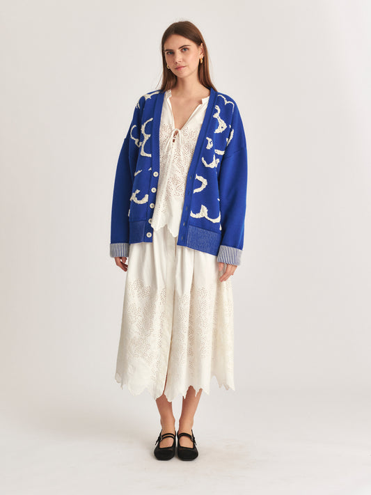 BELIN CARDIGAN BLUE