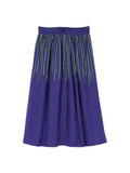 MONA EMBROIDERED SKIRT PURPLE