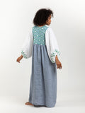 ROBE LUMINARIA BLEU VERT 