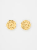 ANTIQUE COIN CLIP EARRINGS