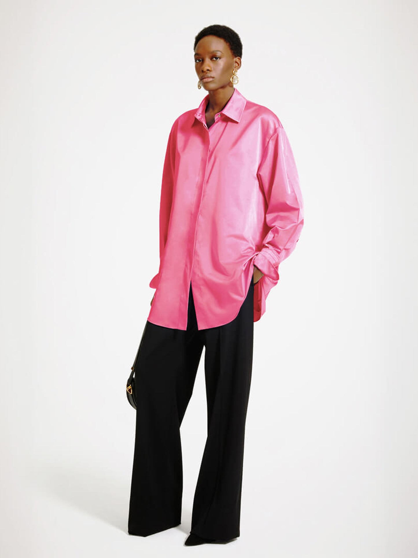 CHEMISE OVERSIZE ROSE 