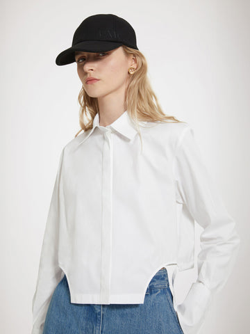 CROPPED BLOUSE WHITE