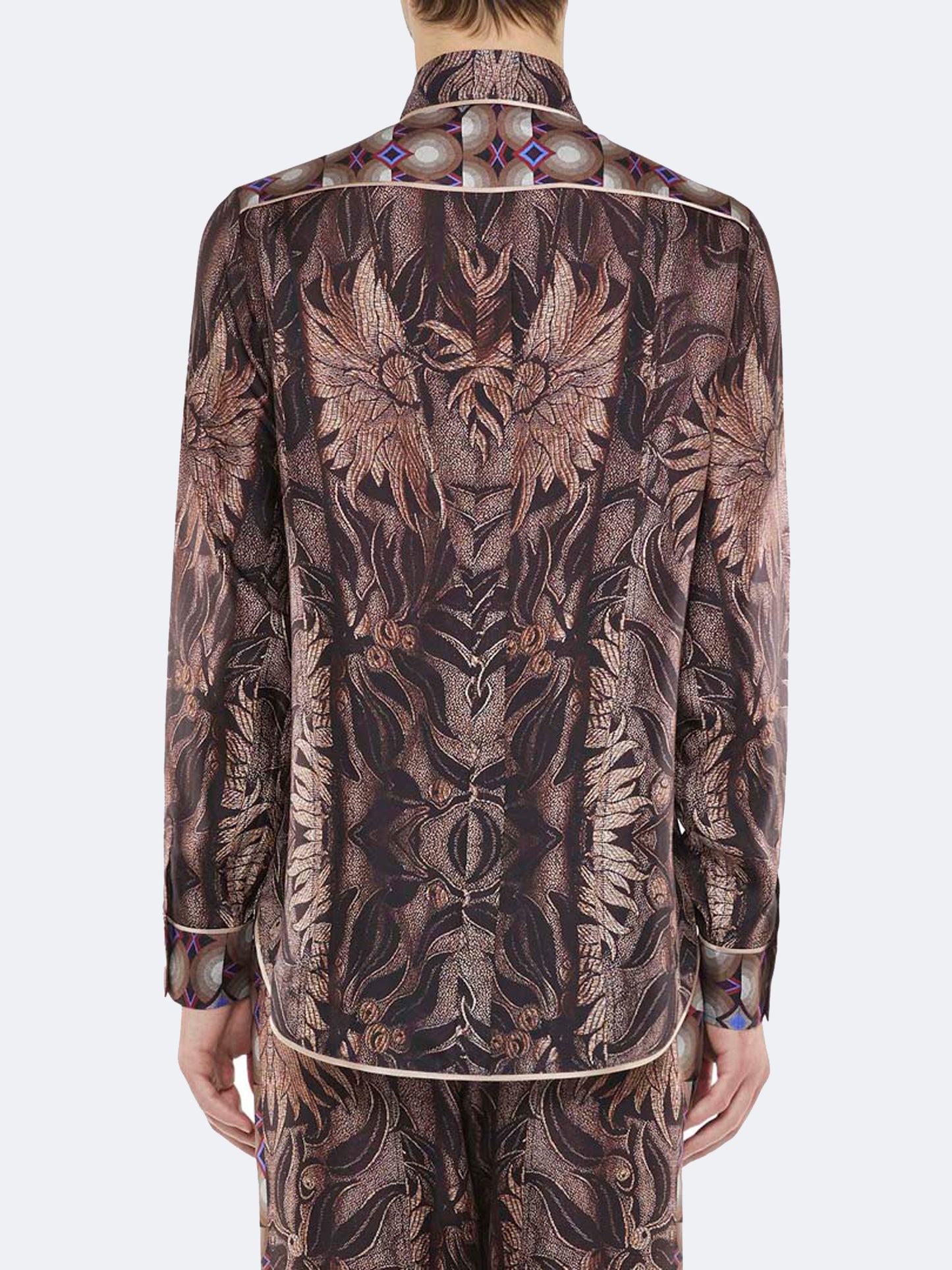 ALOE SHIRT BROWN MULTI