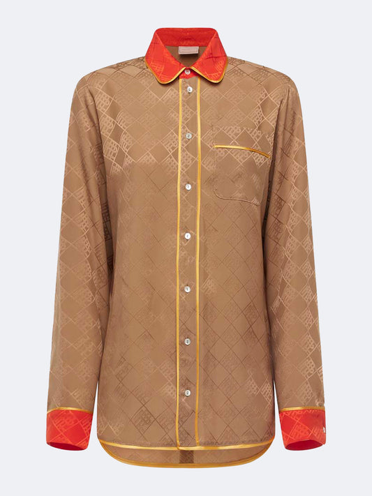 CAMICIA JACQUARD SILK SHIRT