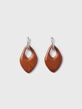 BOUCLES D'OREILLES HIPPIE STRICTES MARRON 