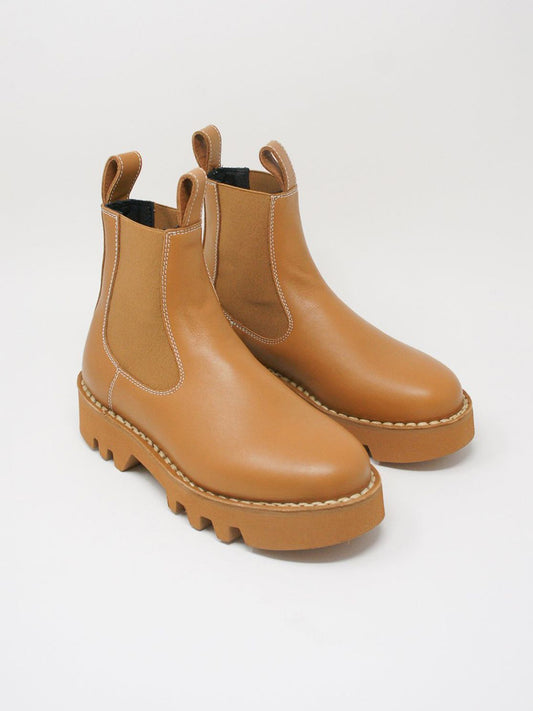 BOTTINES CHELSEA CAMEL