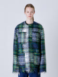 MANTEAU VERT TARTAN 