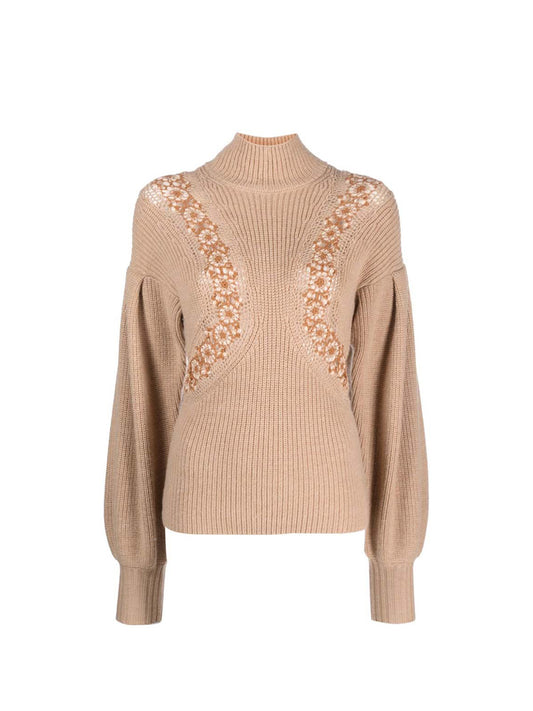 EMERSON KNIT PULLOVER FAWN