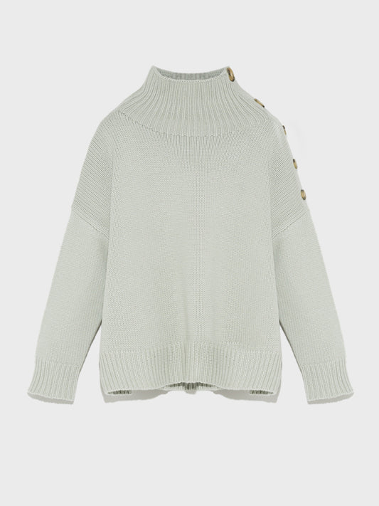 CASHMERE WOOL KNIT SAGE